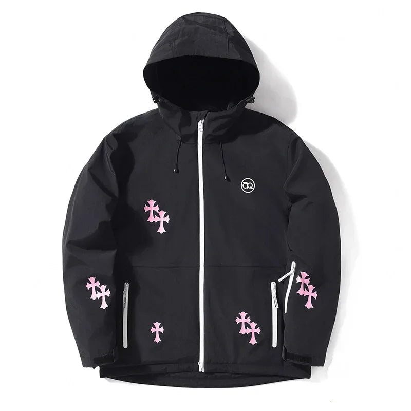 Arya – Damen Skianzug (Jacke + Hose) – Polyester - Schwarz