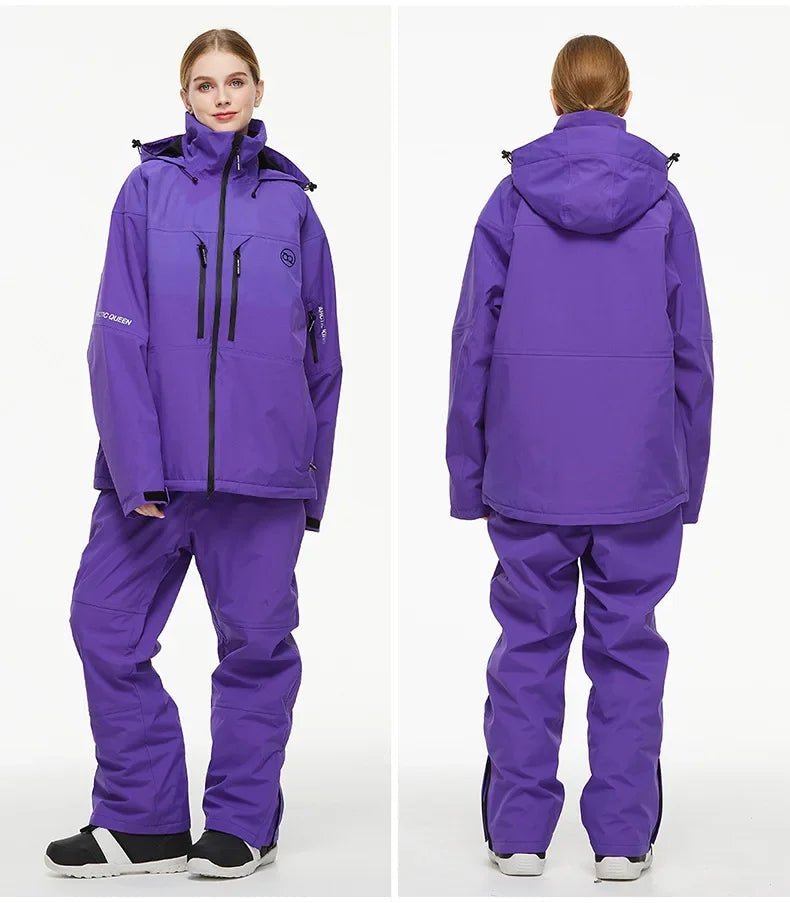 Elisa – Damen Skianzug (Jacke + Hose) – Lila