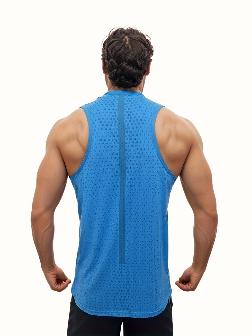 LUCAS – Atmungsaktives & schnelltrocknendes Tanktop für Herren - Blau