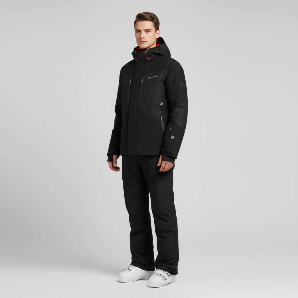 Snowdream ProShield™ Ski Set – Schwarz