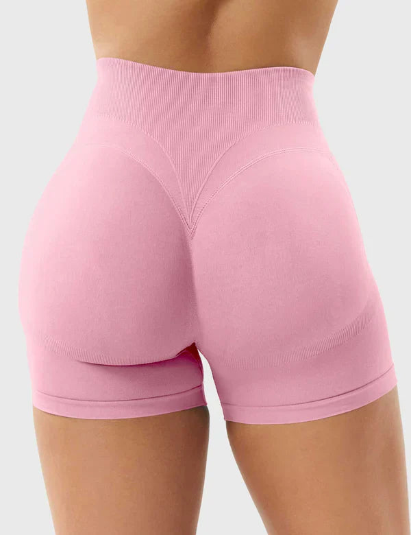 RYVA - Nahtlose Shorts mit Shaping-Effekt - Rosa