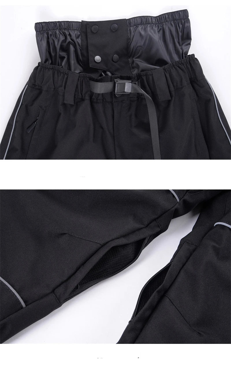 Claude – Unisex Snowboardhose mit Reißverschluss – Hellgrau