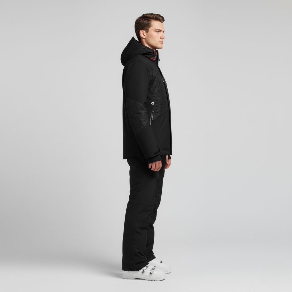 Snowdream ProShield™ Ski Set – Schwarz