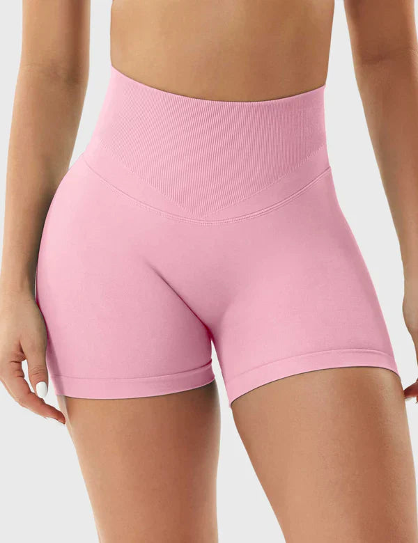 RYVA - Nahtlose Shorts mit Shaping-Effekt - Rosa