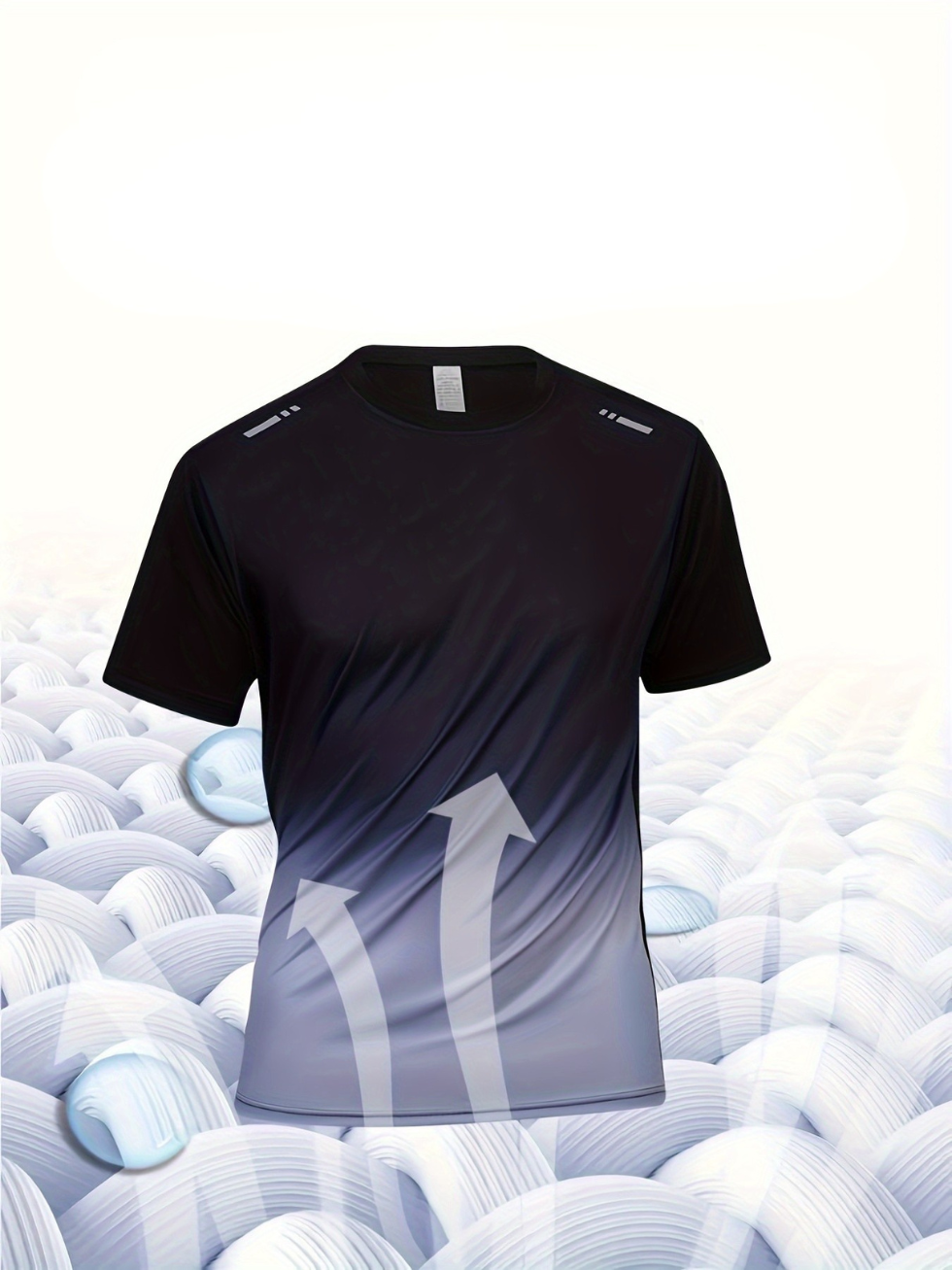 ANDRE – Herren Sportshirt mit Farbverlauf - Grau