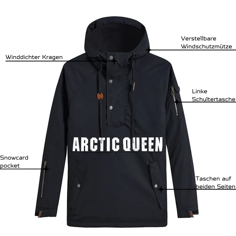 ARCTIC QUEEN - Snowboardjacken - Schwarz