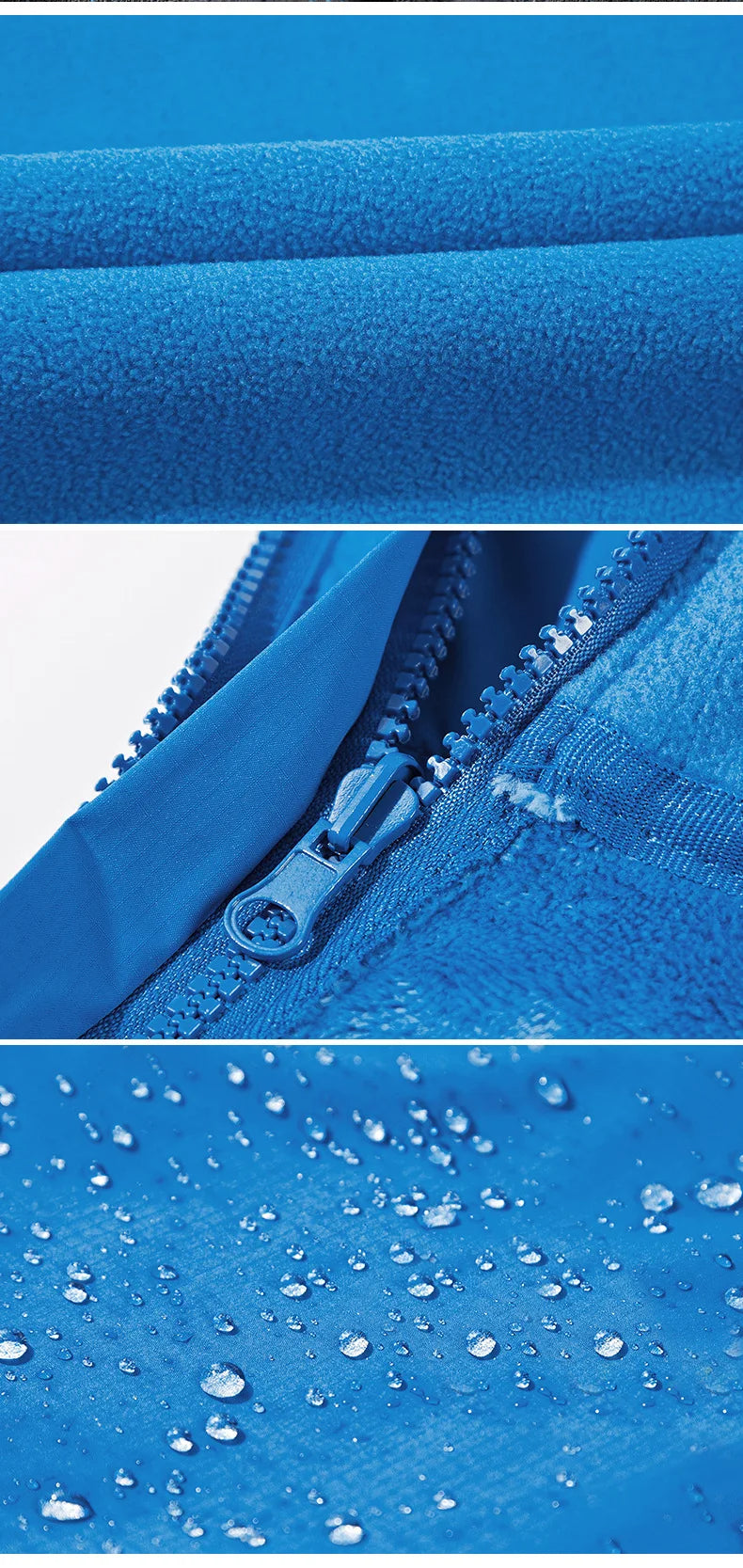 Olivier – Veste Softshell Homme à Capuche – Hellblau