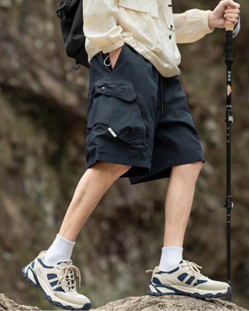 Alpenwear TrailLite™ – Schnelltrocknende Cargoshorts - Schwarz