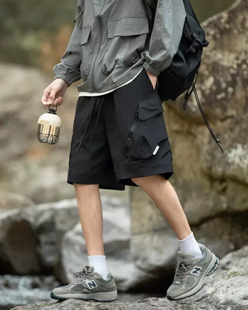 Alpenwear TrailLite™ – Schnelltrocknende Cargoshorts - Braun