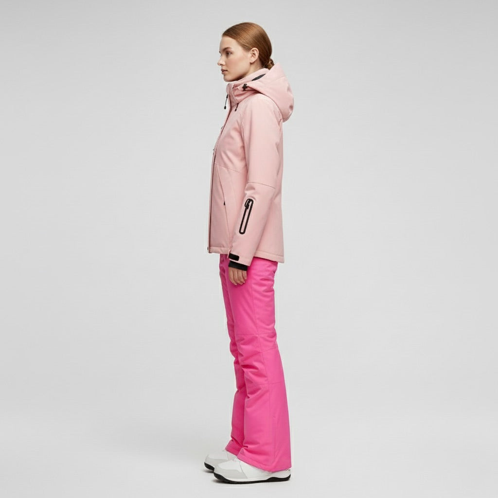 OUTDOOR  – Ski-Jacke und Skihose Set - Rosa - Rosa