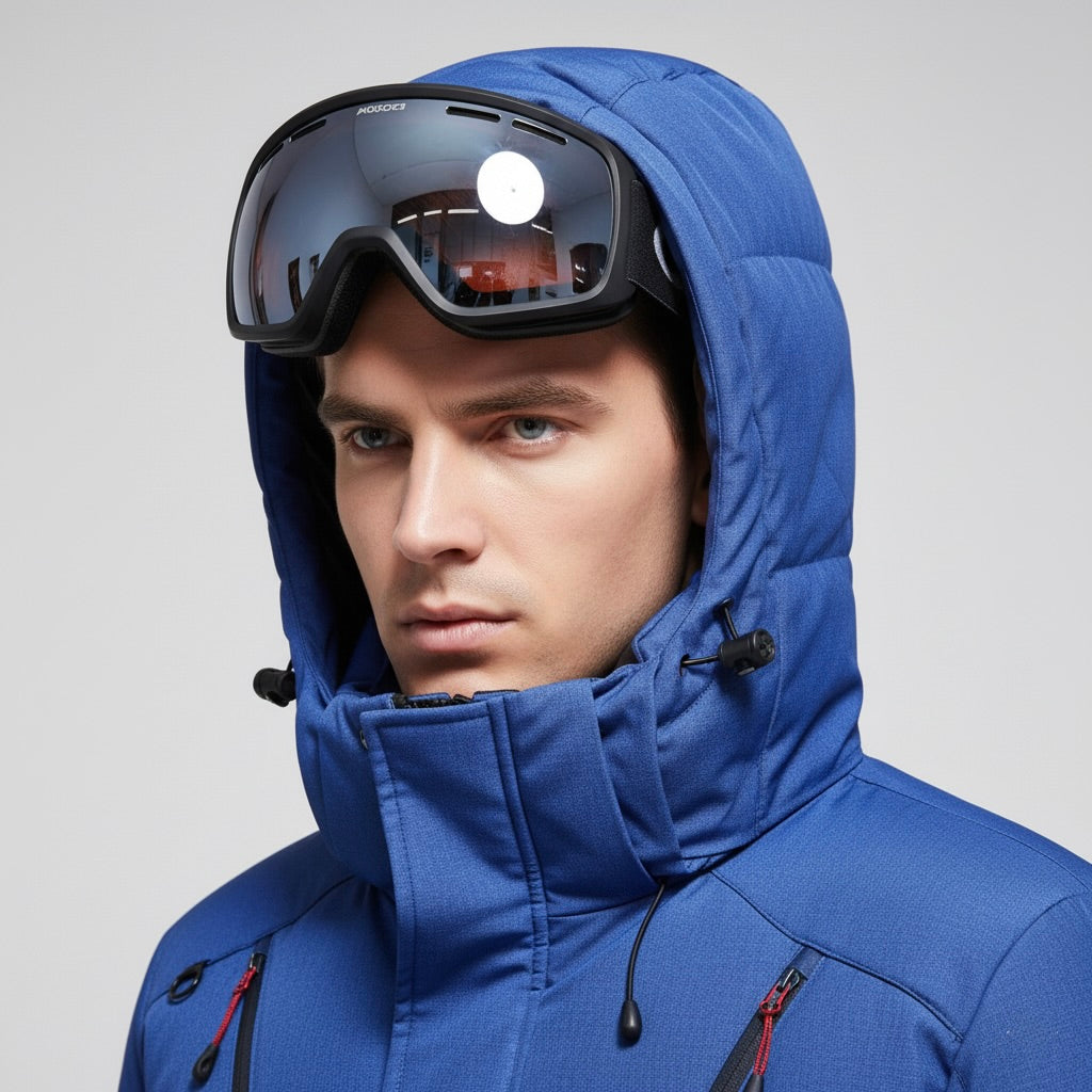 DOWN FKOW – Ski-Jacke und Skihose Set - Blau