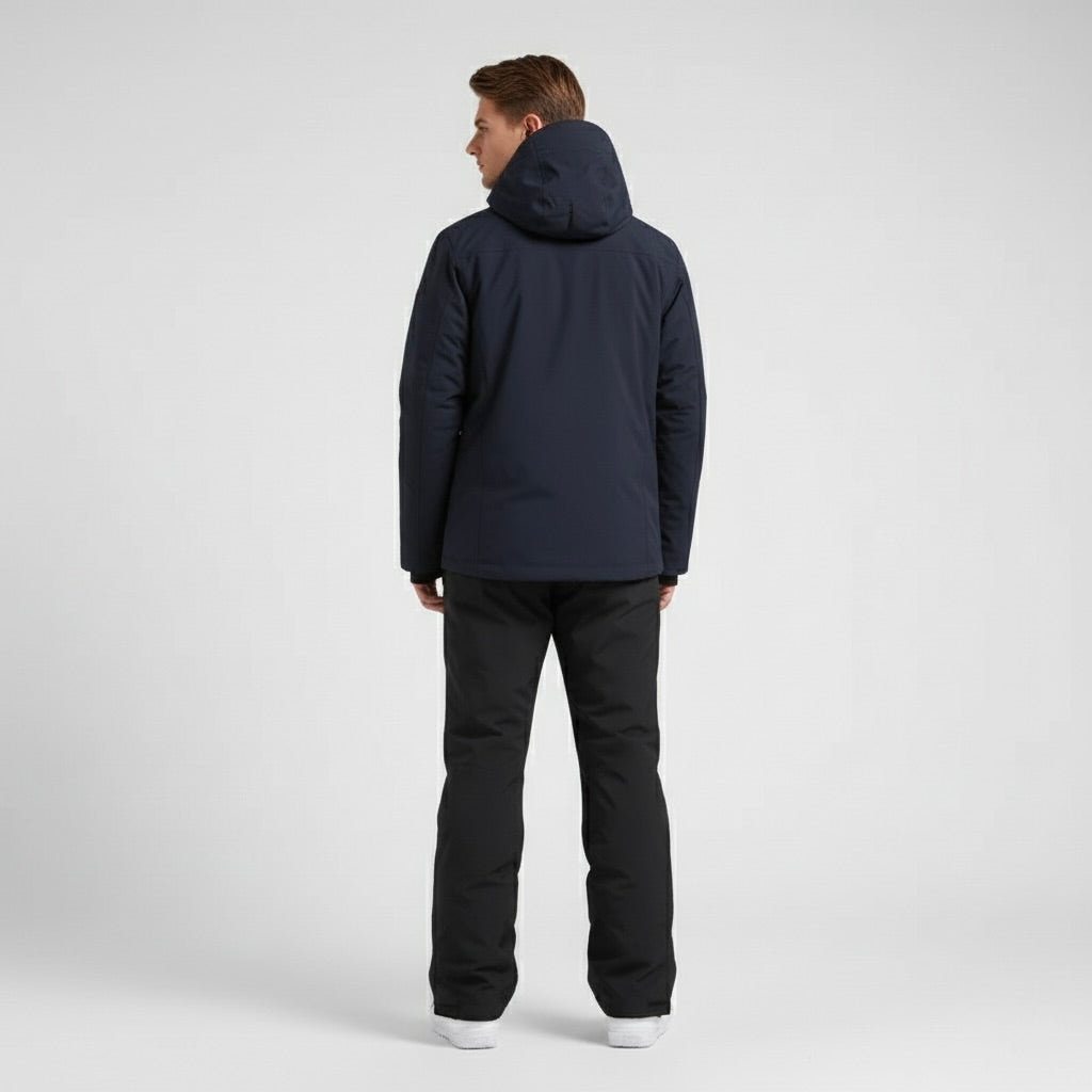 SNOWDREAM – Premium Ski-Jacke und Skihose Set - Dunkelblau