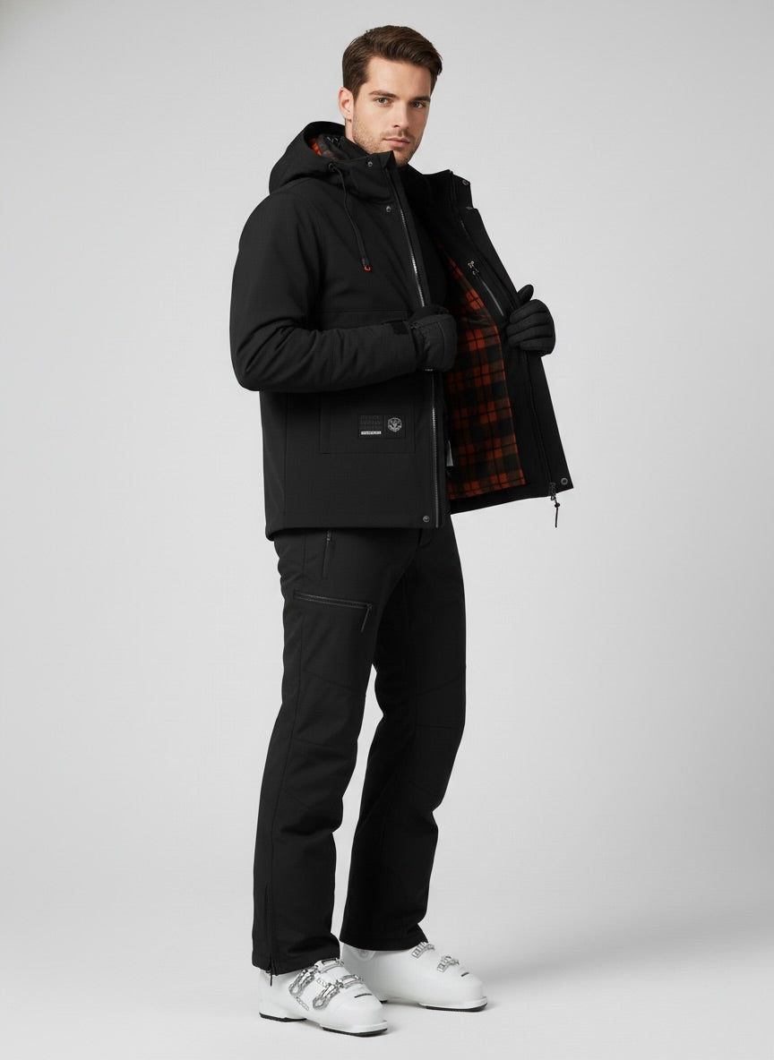 LEDUNTINO - Herren Wasserdichte Outdoor-Jacke