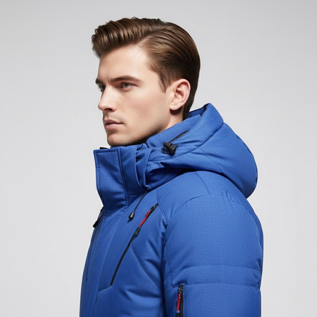 DOWN FKOW – Ski-Jacke und Skihose Set - Blau