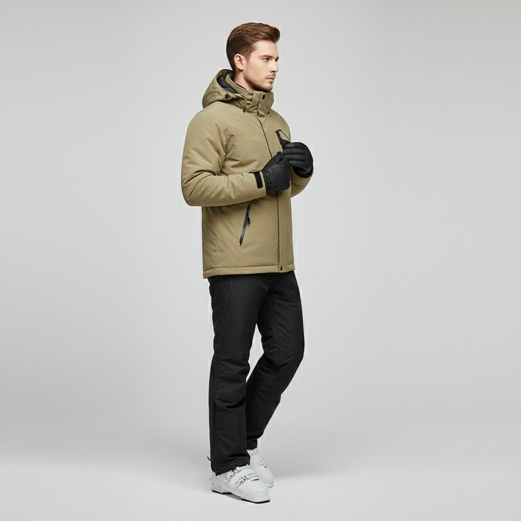 OUTDOOR JACKET – Ski-Jacke und Skihose Set - Beige