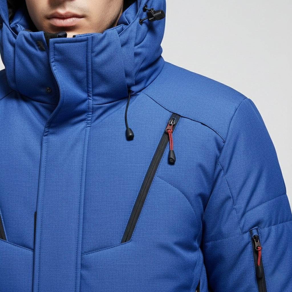 DOWN FKOW – Ski-Jacke und Skihose Set - Blau