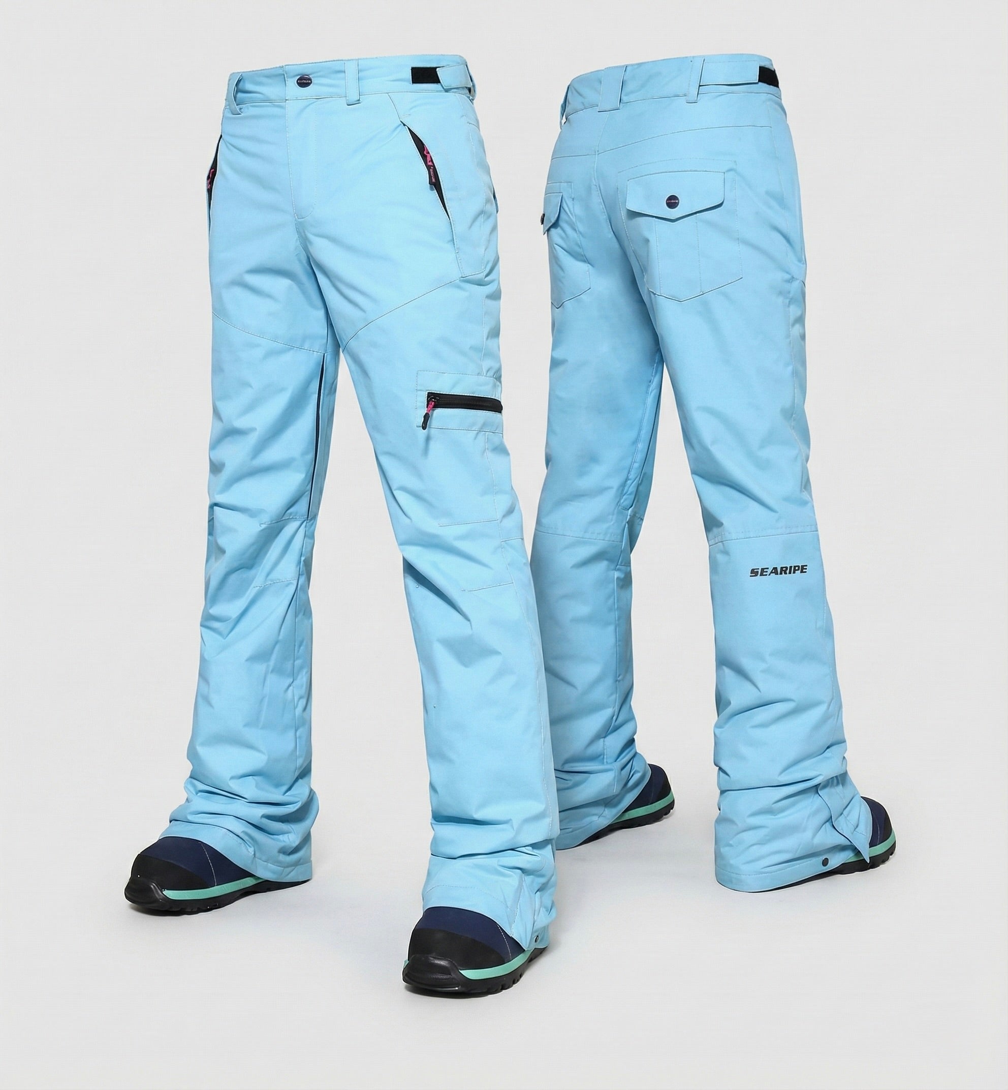 Selena – Damen Skihose mit Elastischem Bund – Blau