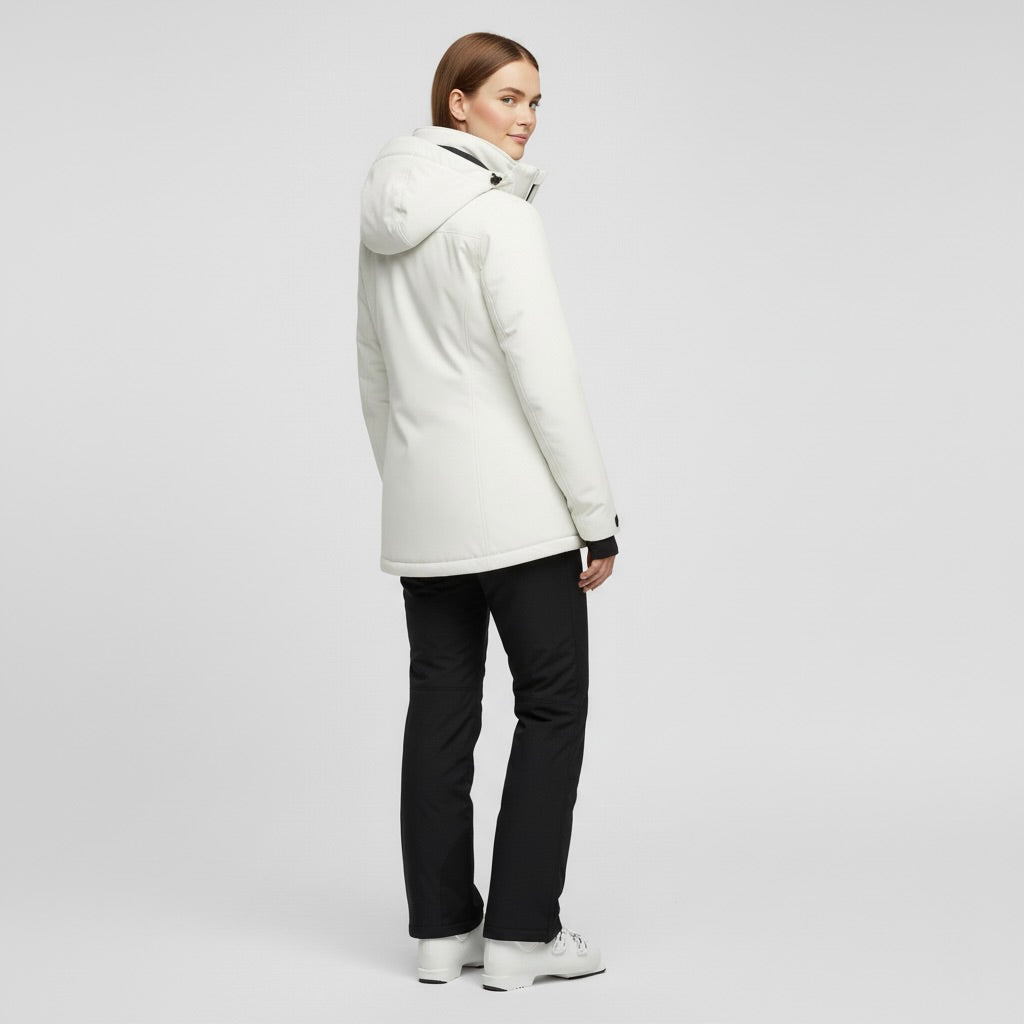 OUTDOOR  – Ski-Jacke und Skihose Set - Weiß - Schwarz