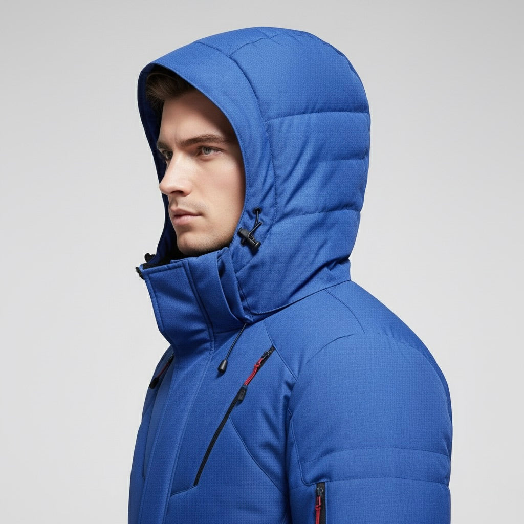 DOWN FKOW – Ski-Jacke und Skihose Set - Blau