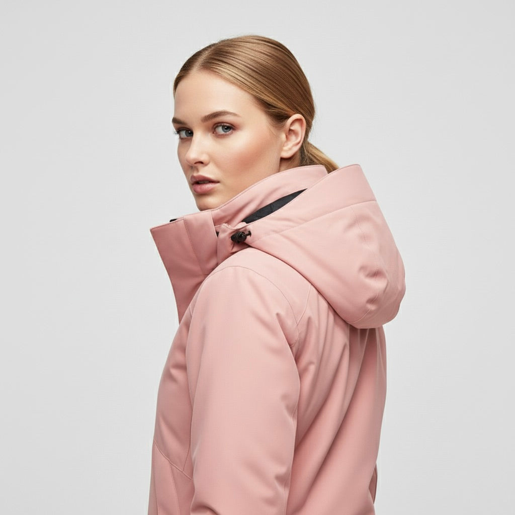 OUTDOOR  – Ski-Jacke und Skihose Set - Rosa - Schwarz