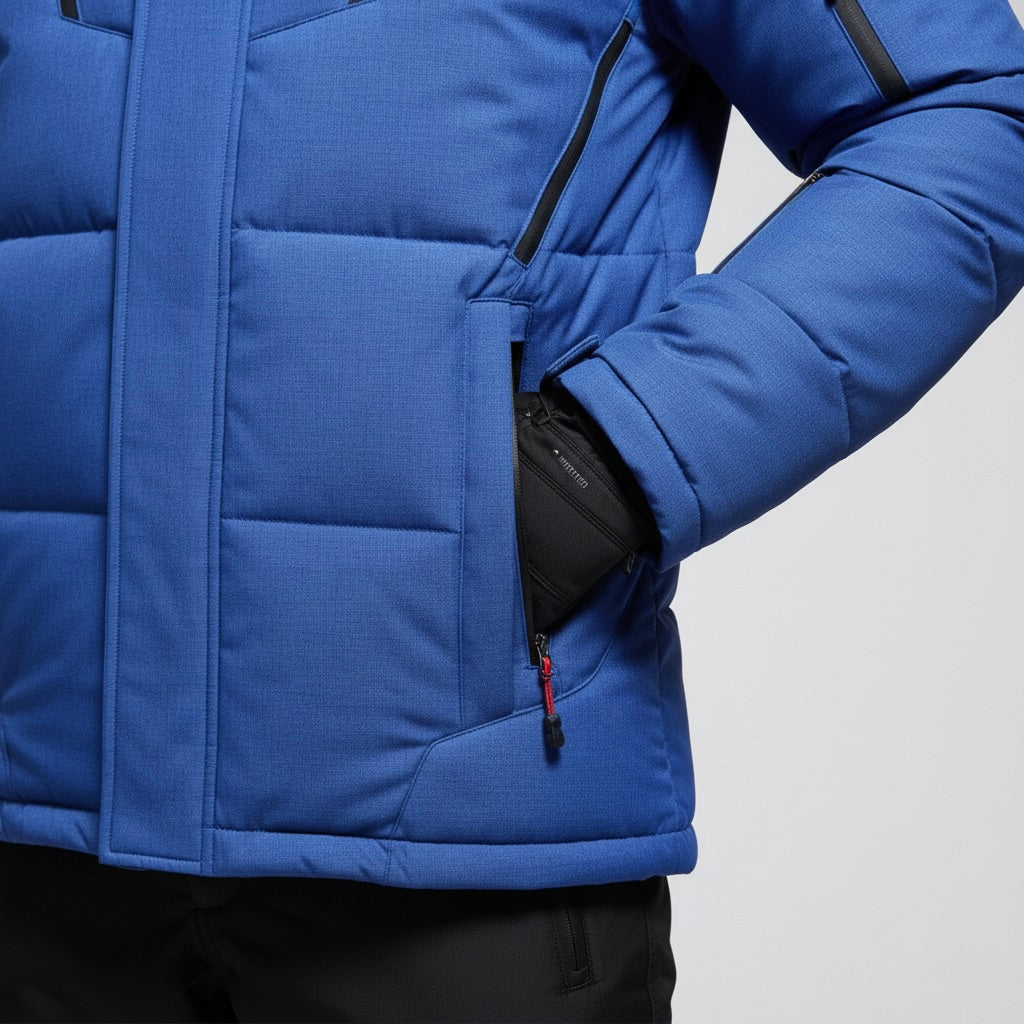 DOWN FKOW – Ski-Jacke und Skihose Set - Blau