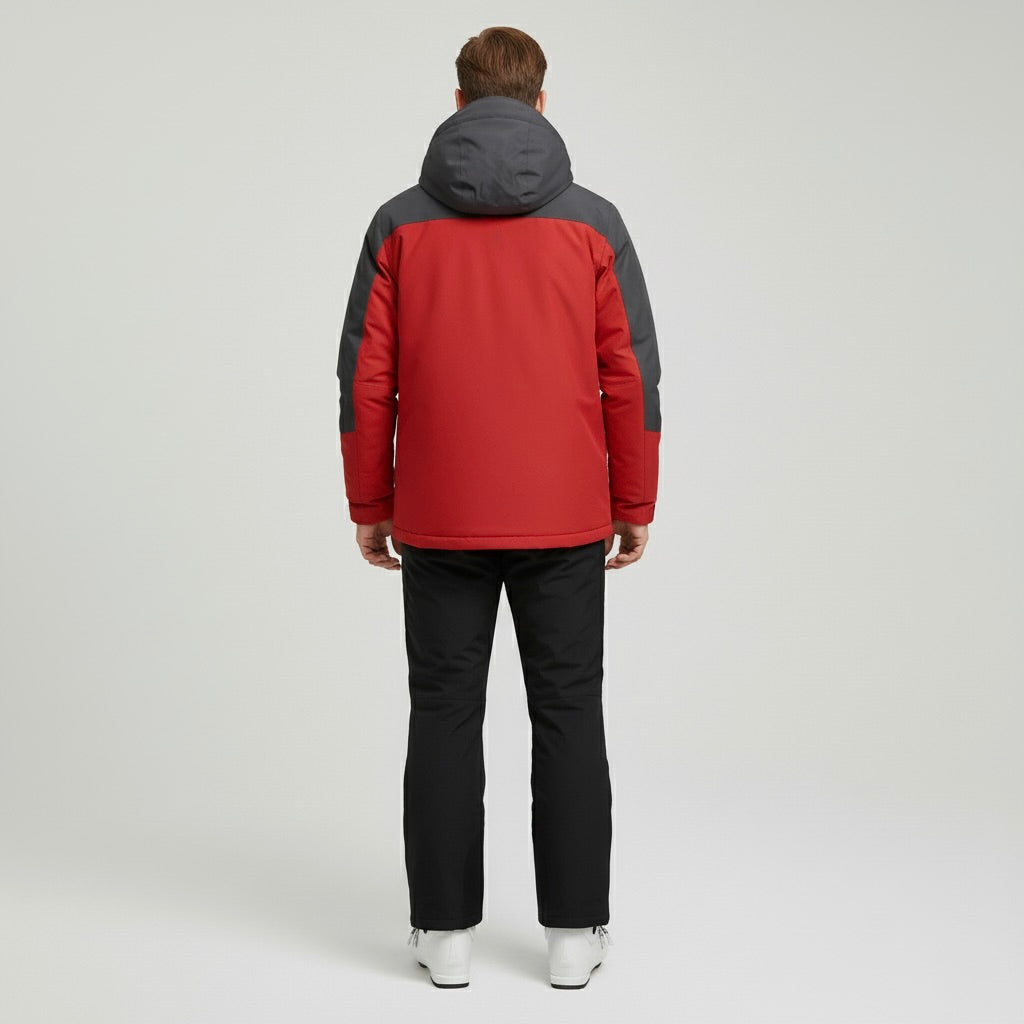 KEFITEVD – Premium Skijacke - Rot