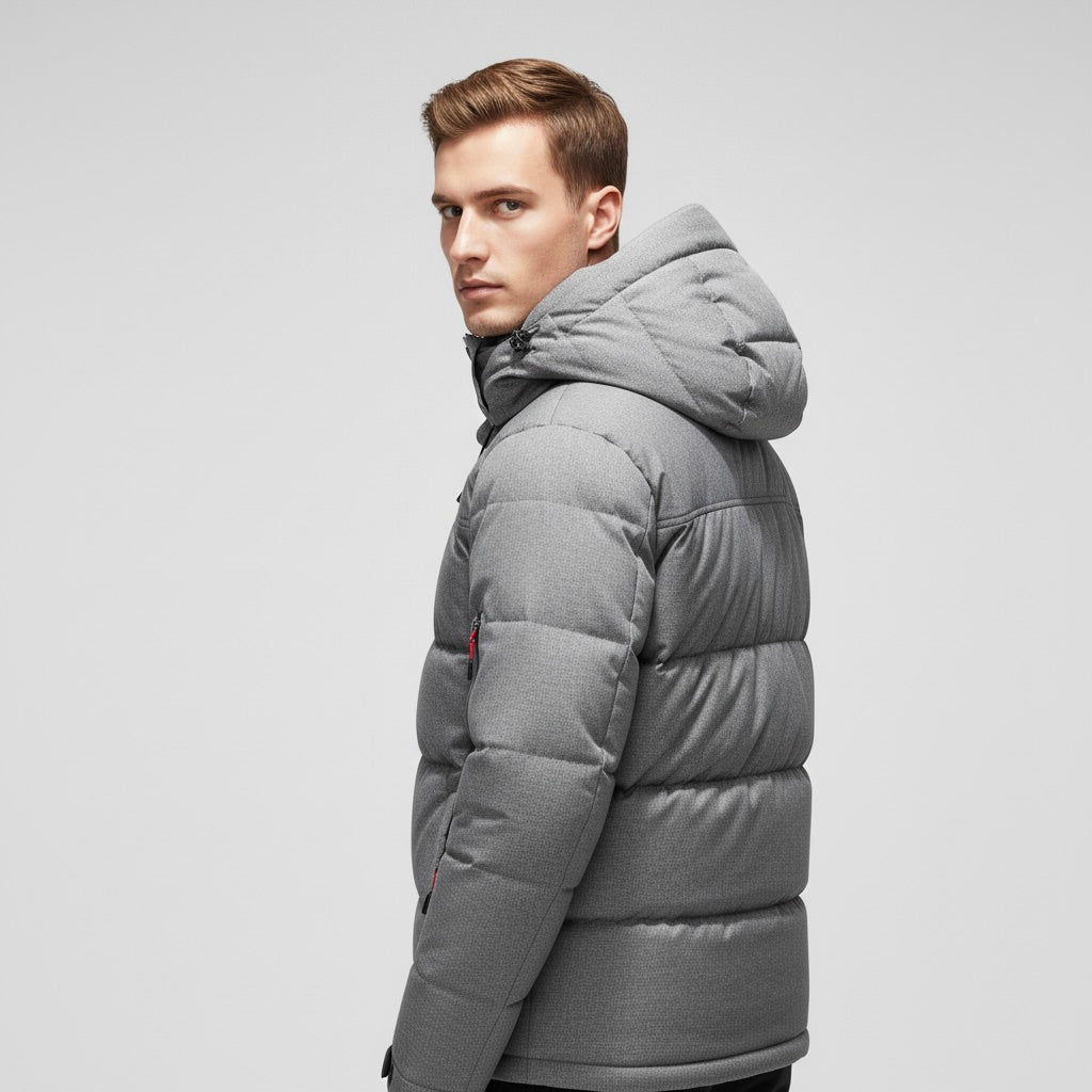 DOWN FKOW – Ski-Jacke und Skihose Set - Grau