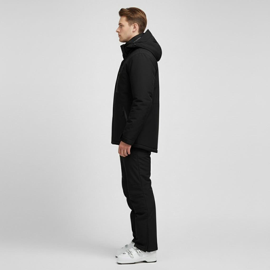KEFITEVD – Premium Skijacke - Schwarz