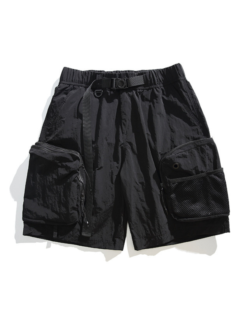 Alpenwear MoveLite™ – Funktionale Outdoor-Shorts mit Mehrfachtaschen - Grau