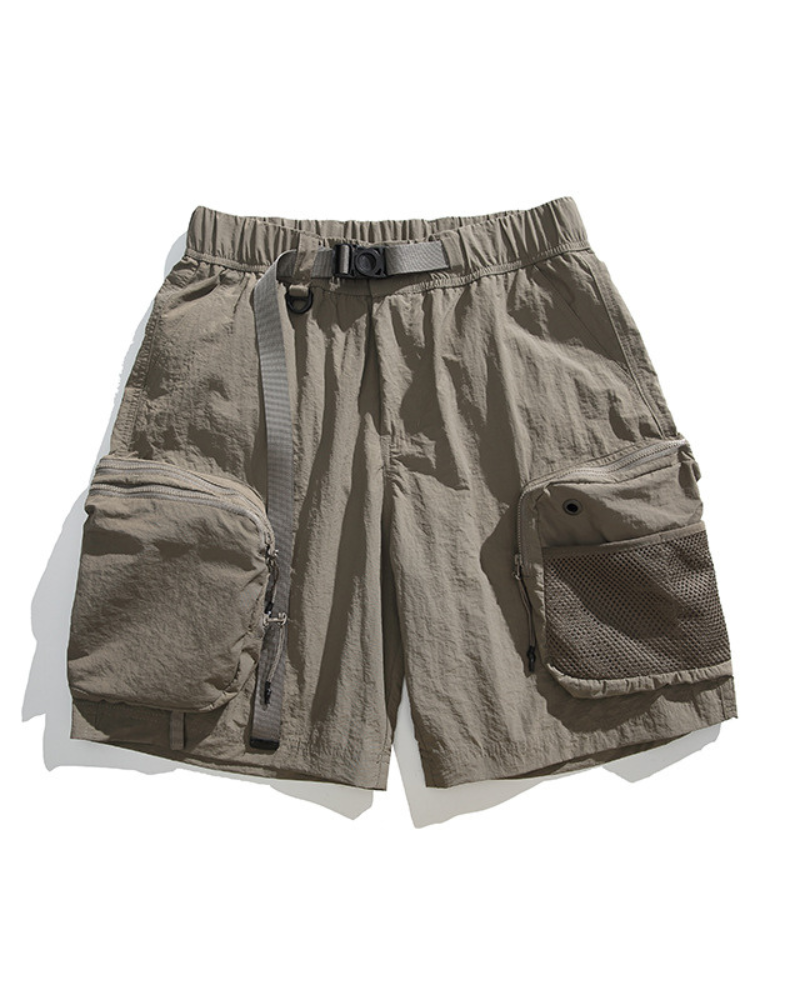 Alpenwear MoveLite™ – Funktionale Outdoor-Shorts mit Mehrfachtaschen - Schwarz