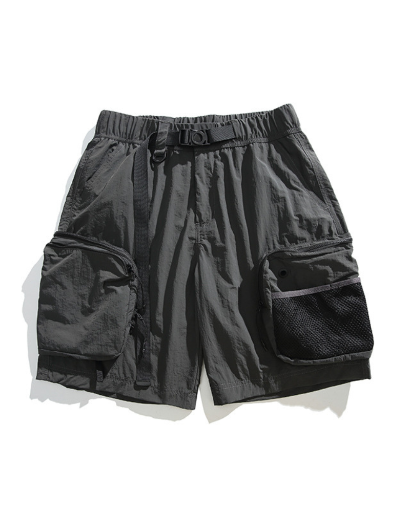 Alpenwear MoveLite™ – Funktionale Outdoor-Shorts mit Mehrfachtaschen - Khaki