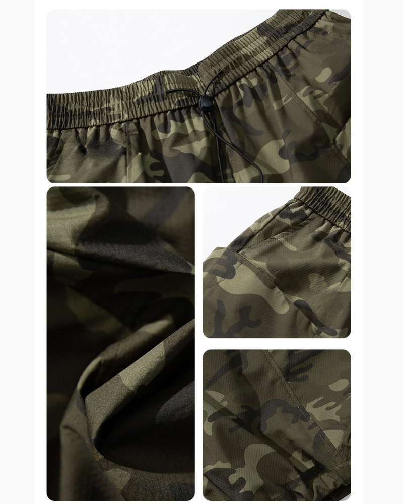 Alpenwear TrailDry™ – Leichte, Wasserdichte Wandershorts für Herren - Schwarz