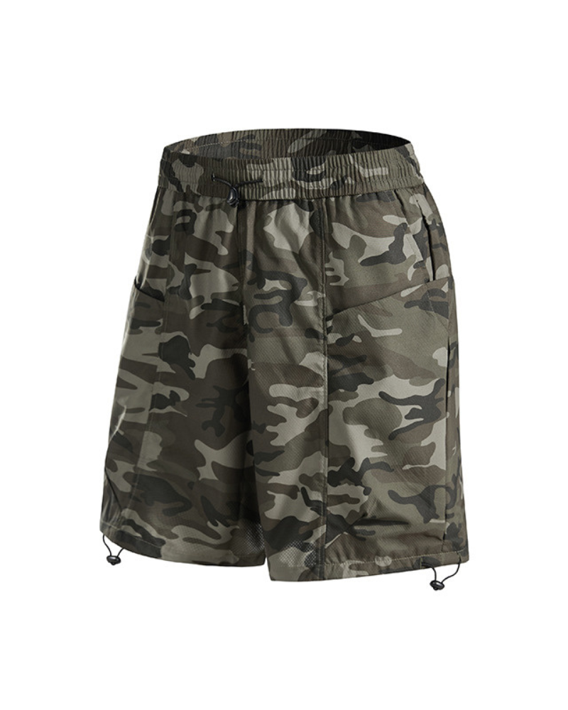 Alpenwear TrailDry™ – Leichte, Wasserdichte Wandershorts für Herren - Schwarz