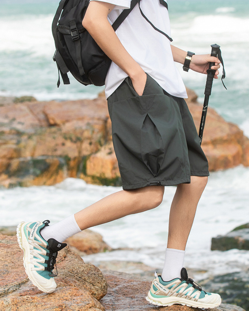 Alpenwear TrailDry™ – Leichte, Wasserdichte Wandershorts für Herren - Tarnmuster