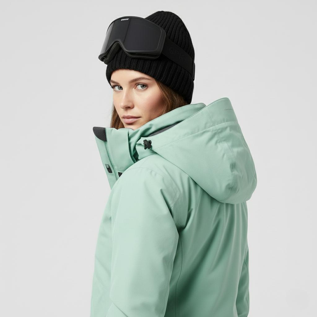 OUTDOOR  – Ski-Jacke und Skihose Set - Grün - Schwarz