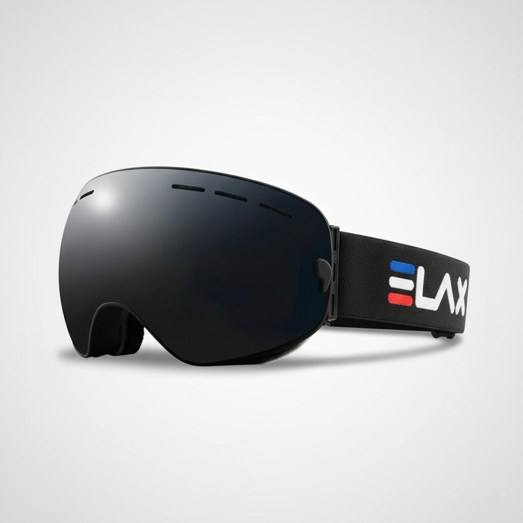 ELAX Dualclear Skibrille - Schwarz