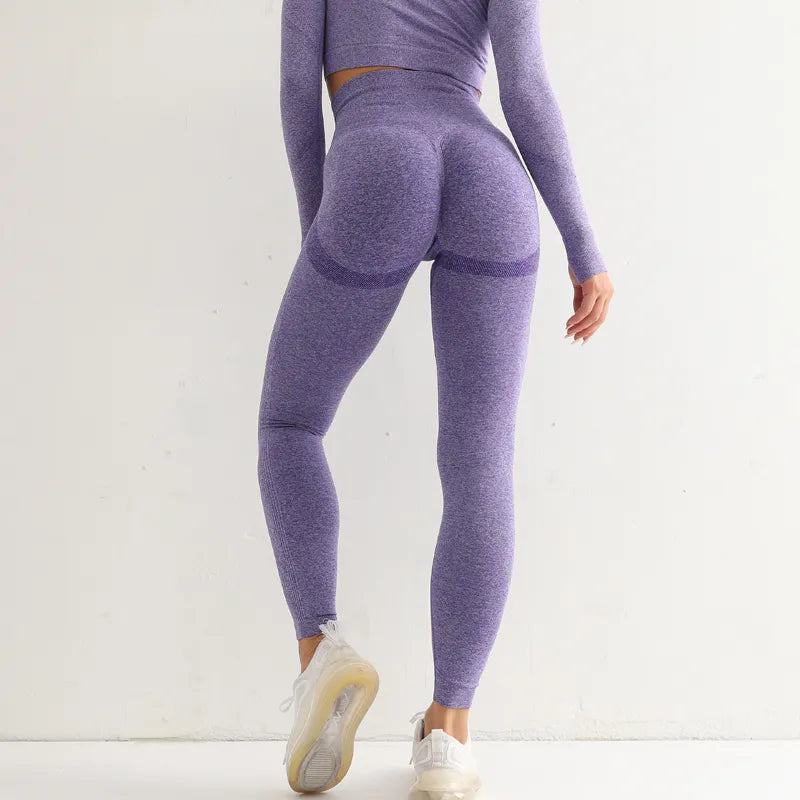 NYRA – Perfect Scrunch Leggings für eine schmeichelhafte Silhouette - Lila