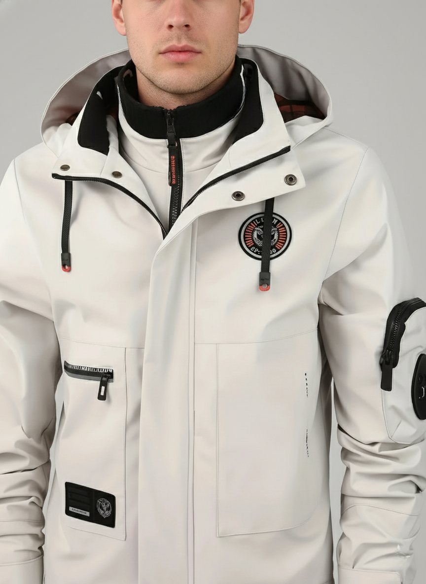 LEDUNTINO - Herren Wasserdichte Outdoor-Jacke