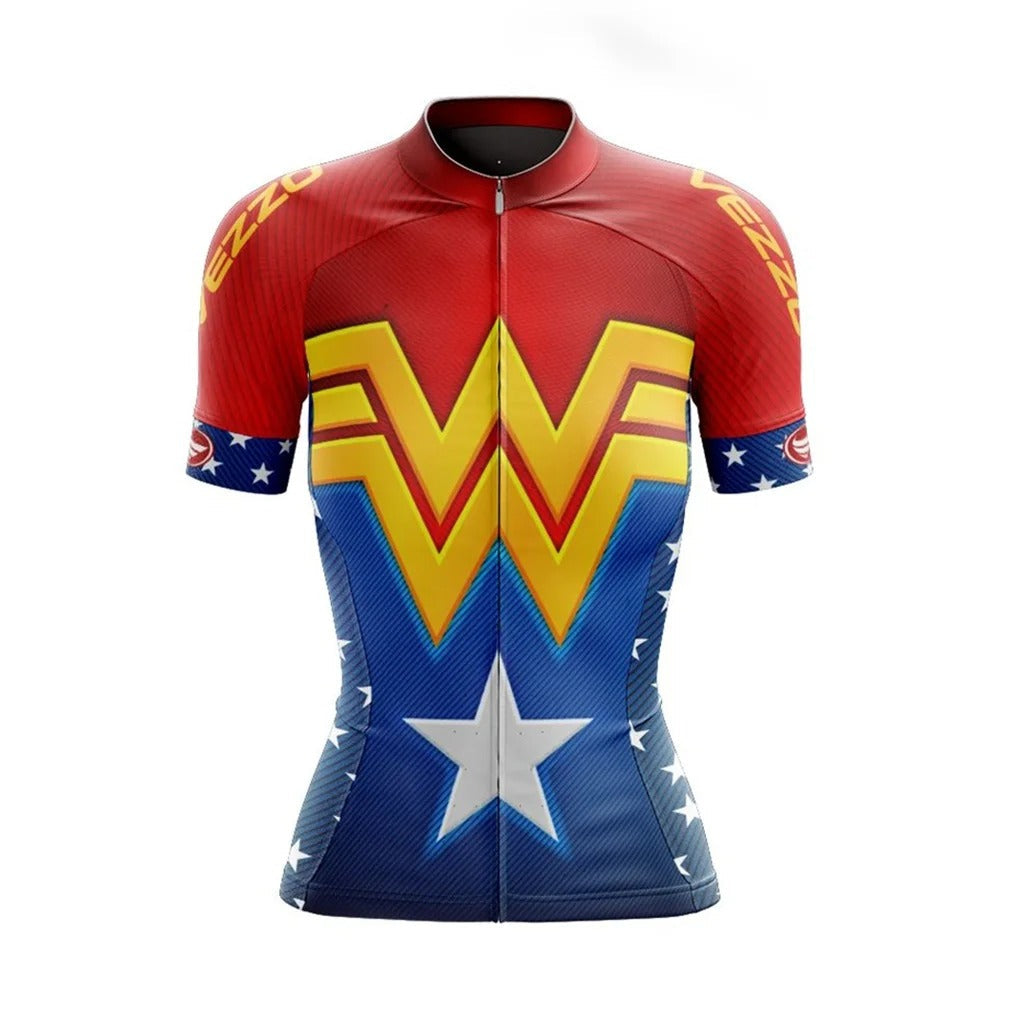 Romy Radtrikot – Damen Fahrradtrikot Kurzarm mit Atmungsaktivem Mesh & Rückentaschen