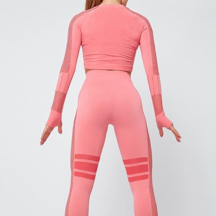 LUMI – Seamless Mesh Patchwork Set für Stil & Performance - Rosa