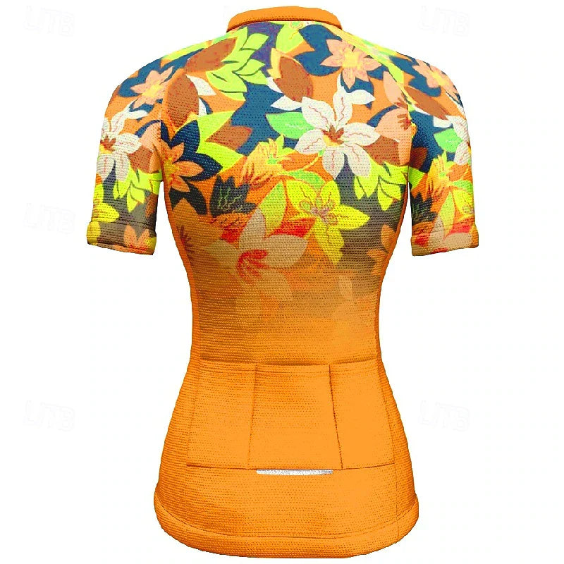 Fleur Fahrradtrikot – Feminin, Atmungsaktiv &amp; Sommerleicht