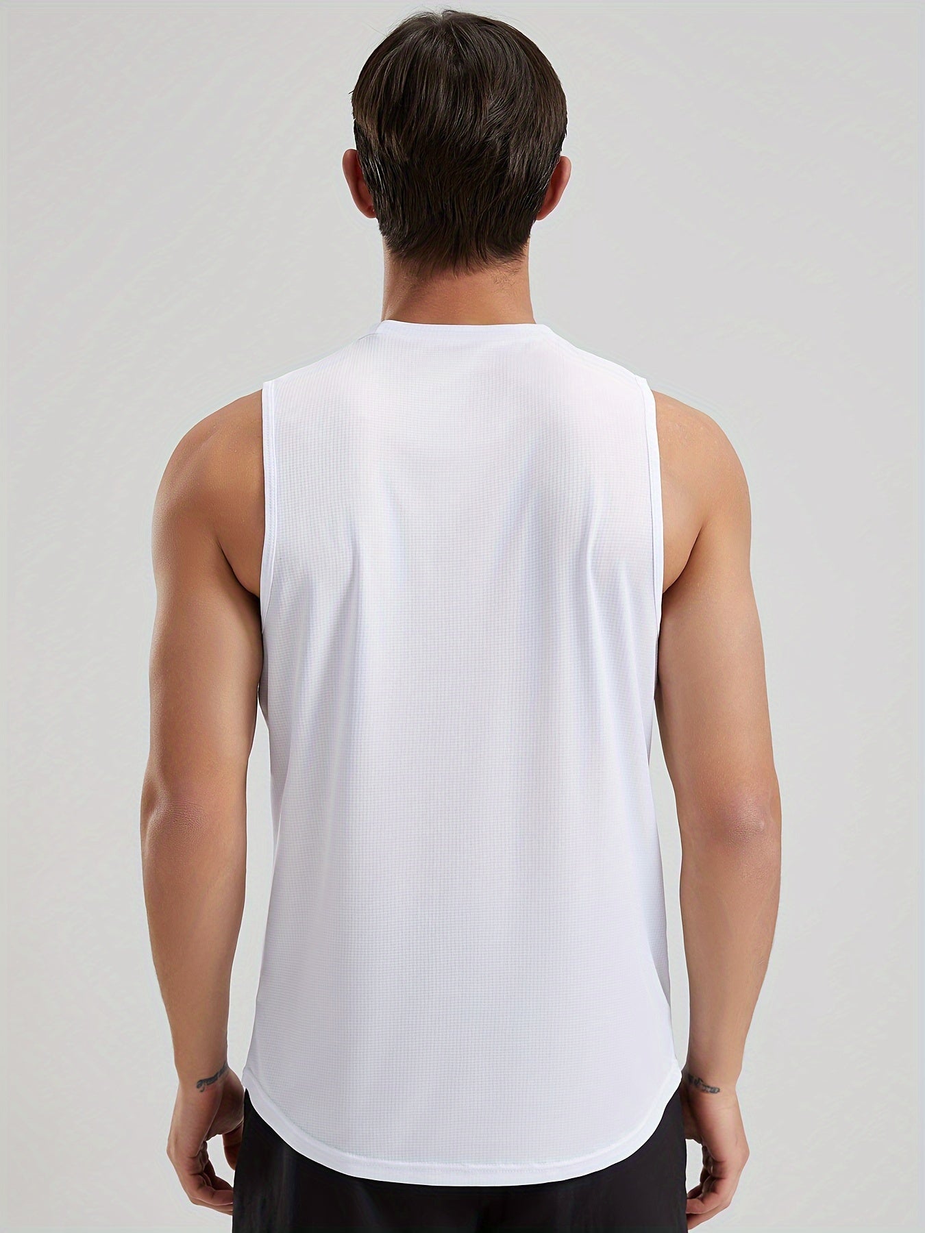 THÉO – Ärmelloses Active Crew Neck Top für Herren -  Weiß