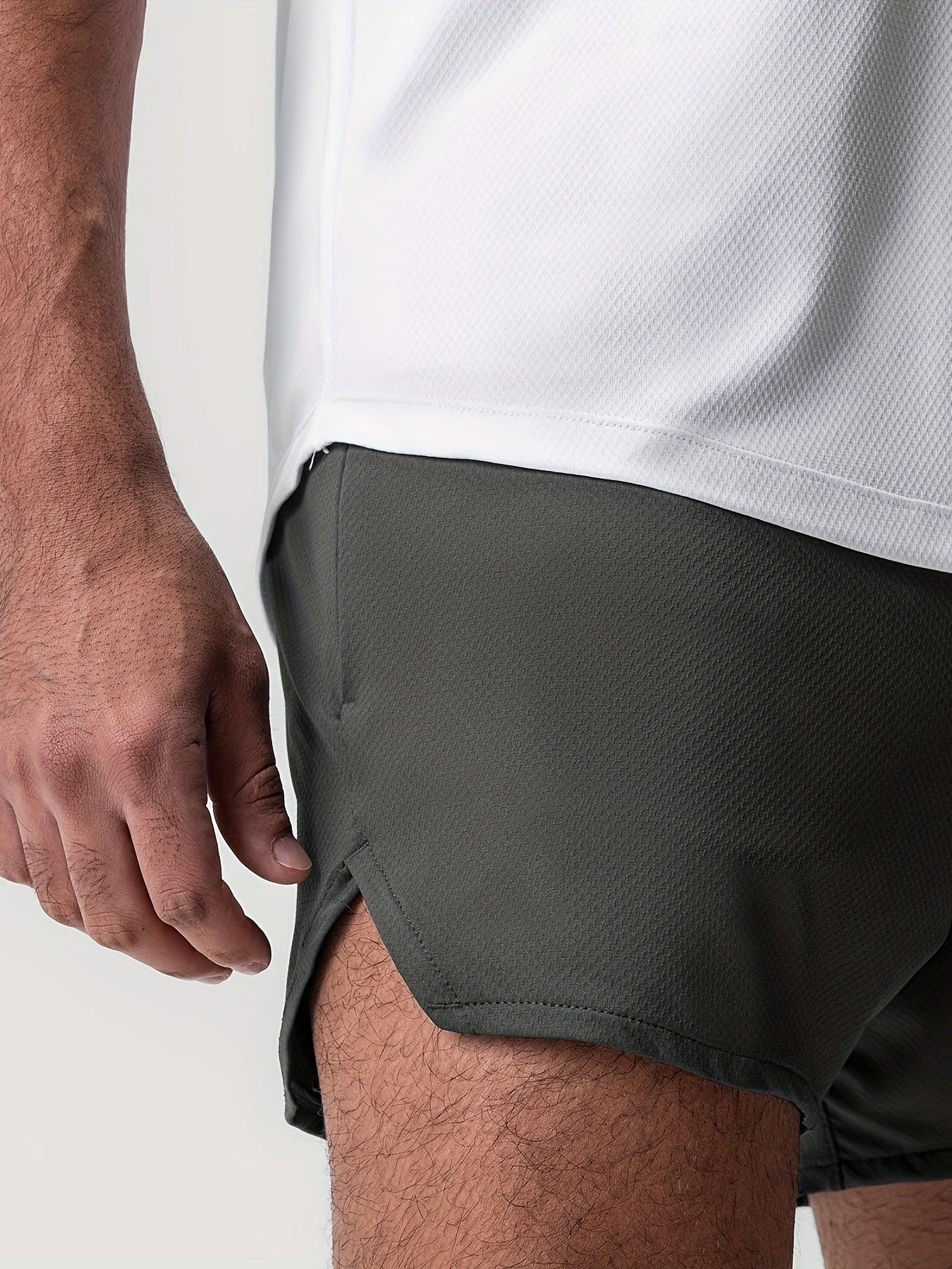 BENOÎT – Herren Sportshorts Sommer Schnell Trocknend - Dunkelgrau