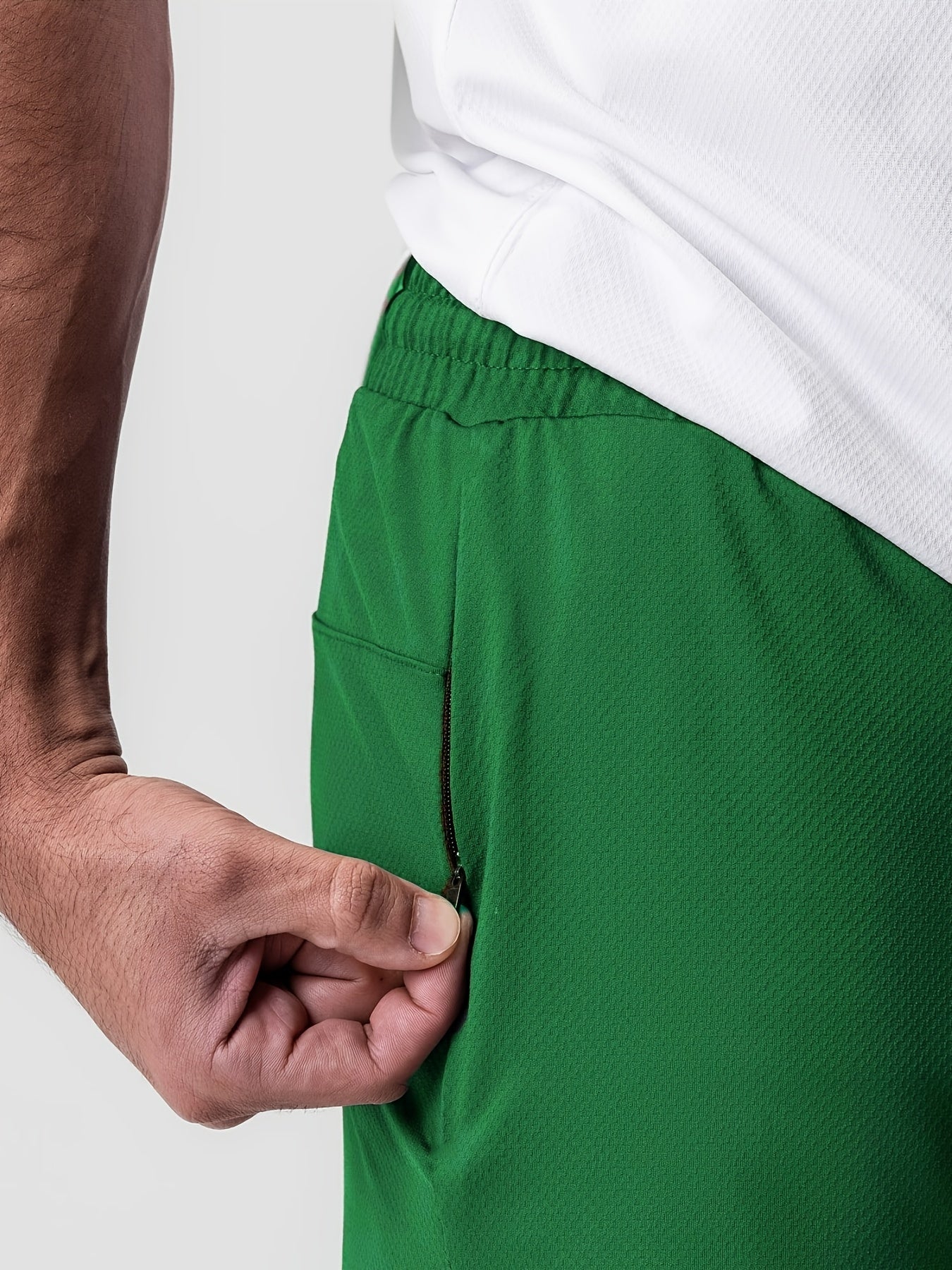 BENOÎT – Herren Sportshorts Sommer Schnell Trocknend - Grün