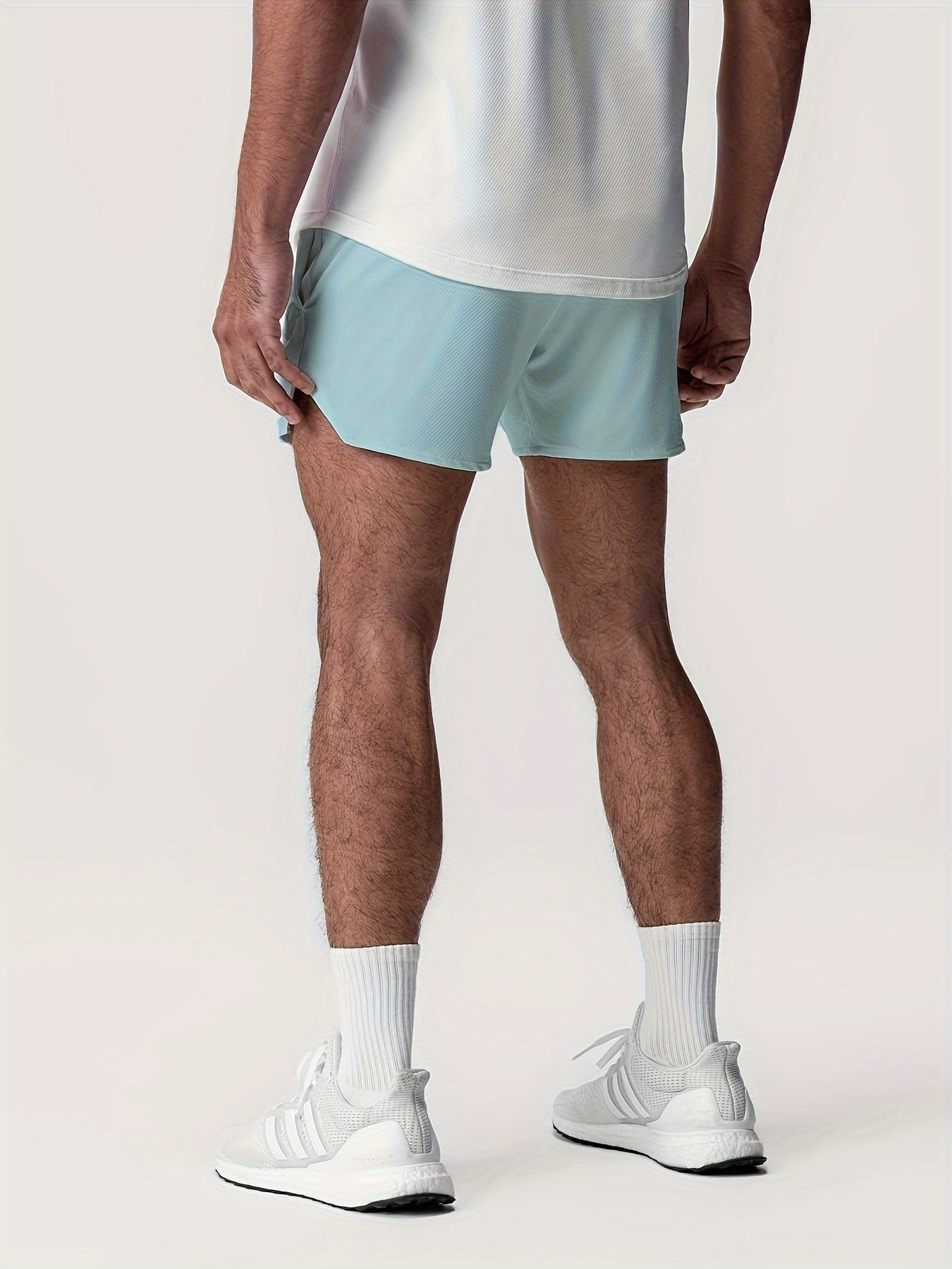 BENOÎT – Herren Sportshorts Sommer Schnell Trocknend - Hellblau