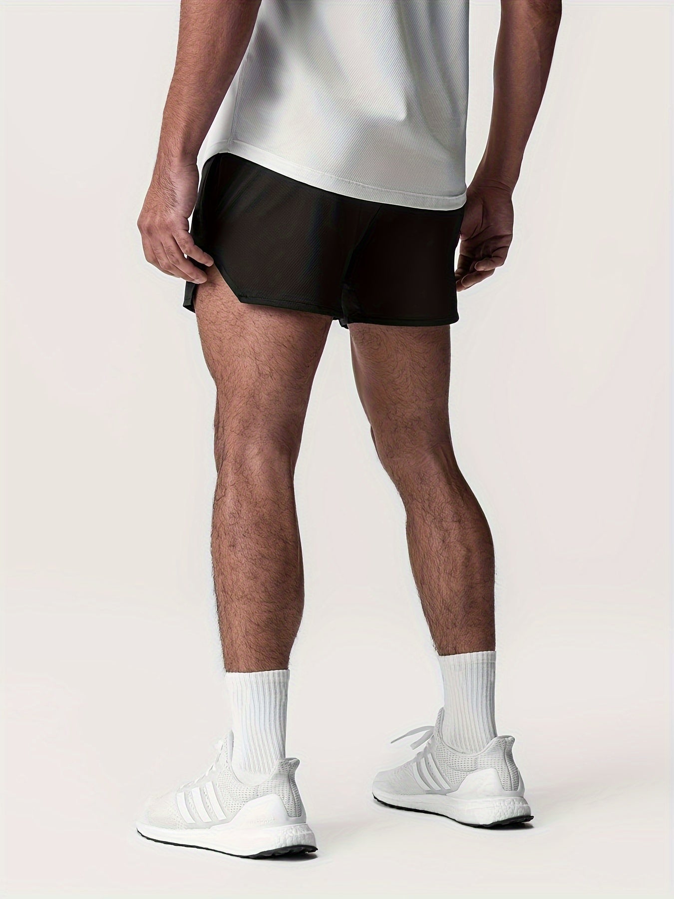 BENOÎT – Herren Sportshorts Sommer Schnell Trocknend - Schwarz