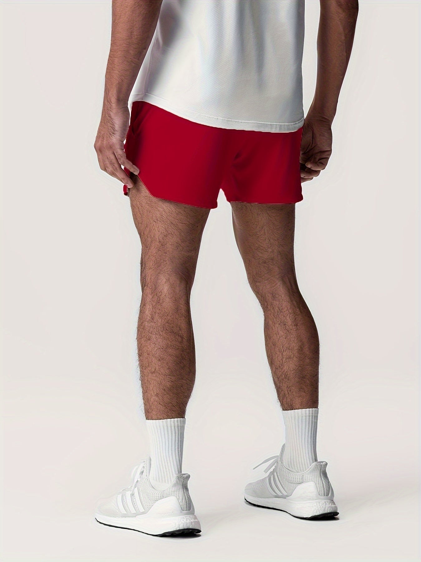 BENOÎT – Herren Sportshorts Sommer Schnell Trocknend - Rot