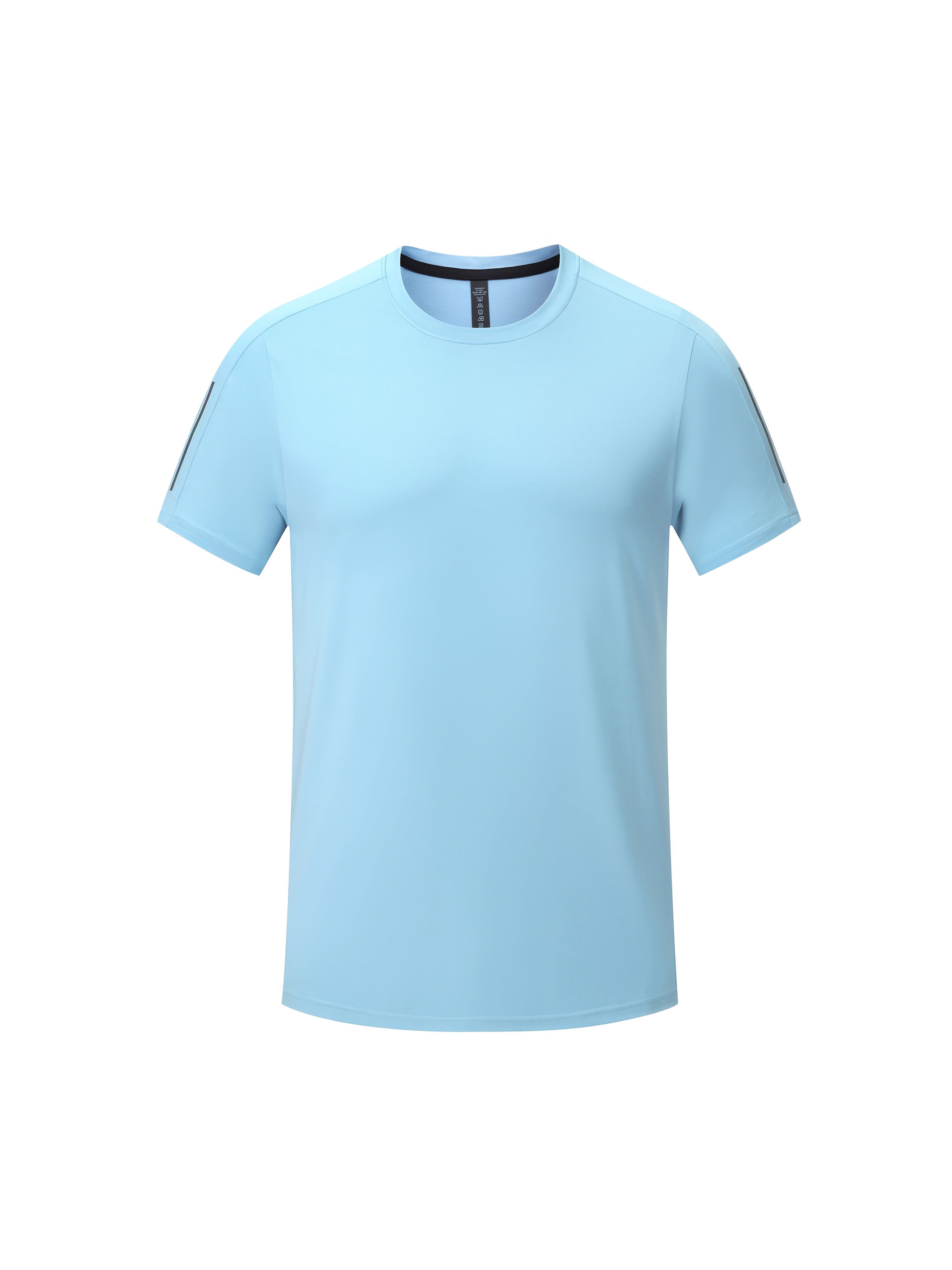 ANTOINE – Kurzarm Herren-T-Shirt mit Rundhalsausschnitt und Stretch-Komfort - Hellblau