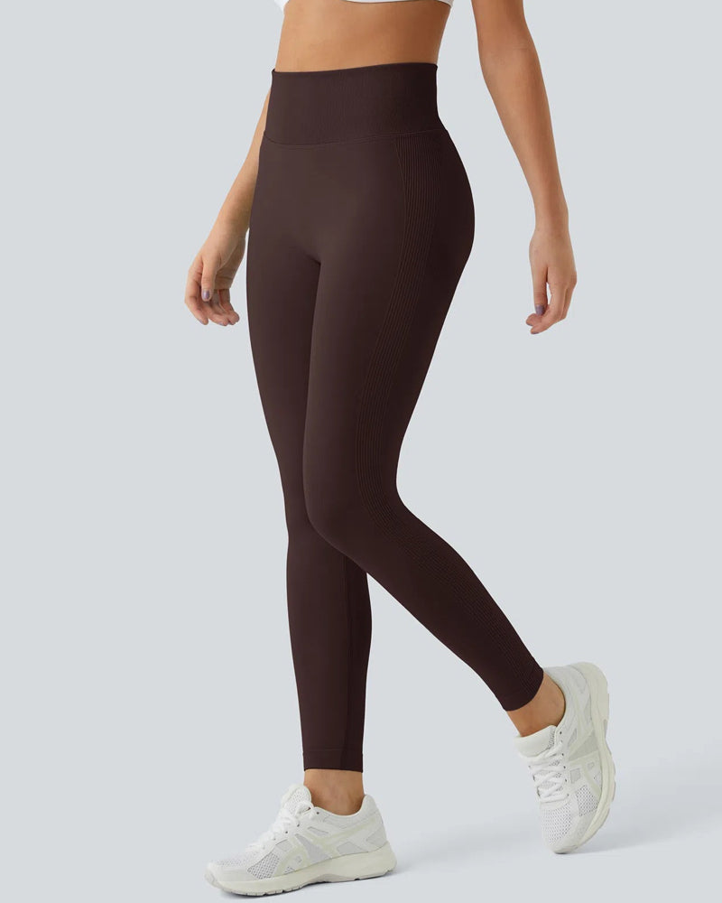 KAIA - Hochtaillierte Tummy Control Nahtlose Workout Leggings