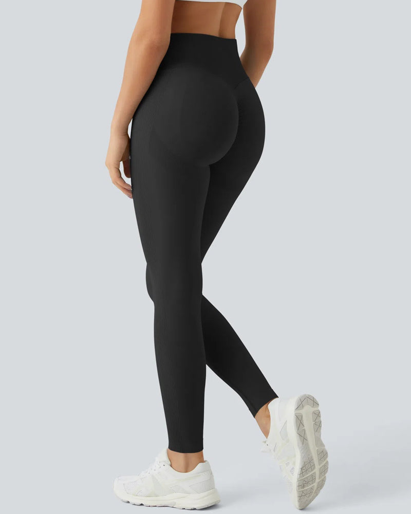 KAIA - Hochtaillierte Tummy Control Nahtlose Workout Leggings